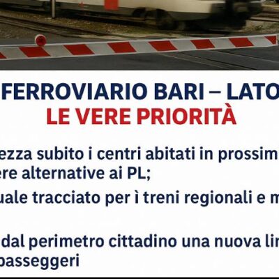NODO FERROVIARIO LATO NORD: LE VERE PRIORITA’
